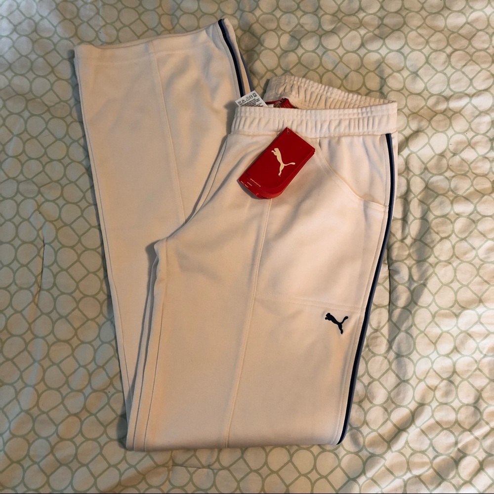 Puma White Track Pants